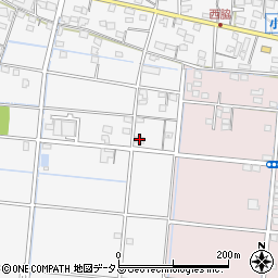 静岡県浜松市中央区小沢渡町1696周辺の地図