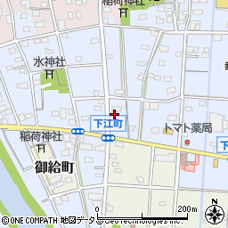 静岡県浜松市中央区下江町204周辺の地図