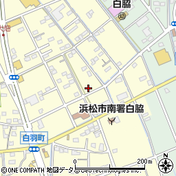 静岡県浜松市中央区白羽町519周辺の地図