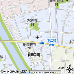 静岡県浜松市中央区下江町105周辺の地図