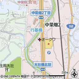 中菜畑マンション周辺の地図