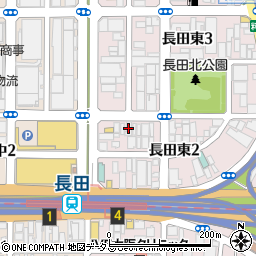 ザ・パーク長田東駐車場周辺の地図