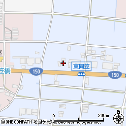 静岡県袋井市東同笠472周辺の地図