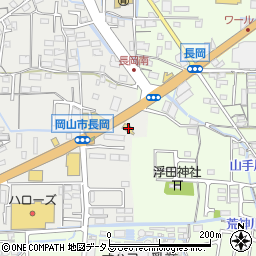 岡山県岡山市中区長岡599周辺の地図