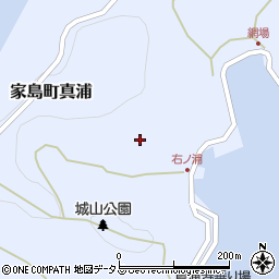 兵庫県姫路市家島町真浦412周辺の地図