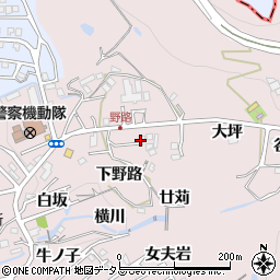 兵庫県神戸市須磨区妙法寺（上野路）周辺の地図
