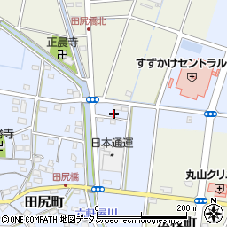静岡県浜松市中央区田尻町206周辺の地図
