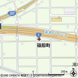 静岡県浜松市中央区篠原町21122周辺の地図