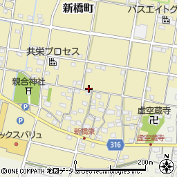 静岡県浜松市中央区新橋町1215周辺の地図
