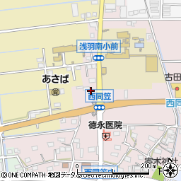 静岡県袋井市西同笠116周辺の地図