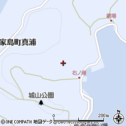 兵庫県姫路市家島町真浦416周辺の地図