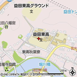 益田東高等学校周辺の地図