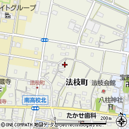 静岡県浜松市中央区法枝町518周辺の地図