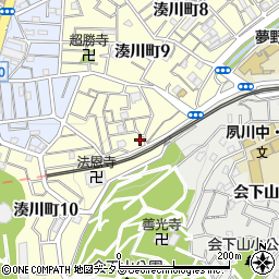 神戸学而園周辺の地図