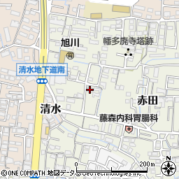岡山県岡山市中区赤田62-1周辺の地図