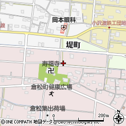 静岡県浜松市中央区倉松町187周辺の地図