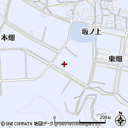 愛知県豊橋市東細谷町（本畑）周辺の地図