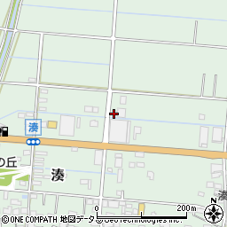 静岡県袋井市湊244-4周辺の地図