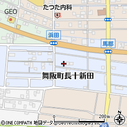 静岡県浜松市中央区舞阪町長十新田364周辺の地図
