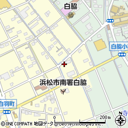 静岡県浜松市中央区白羽町587周辺の地図