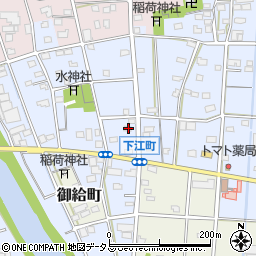 静岡県浜松市中央区下江町152周辺の地図