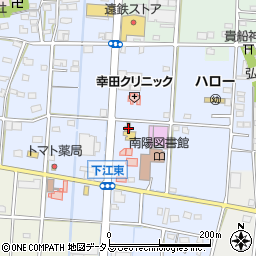 静岡県浜松市中央区下江町454周辺の地図