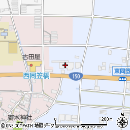静岡県袋井市東同笠482周辺の地図