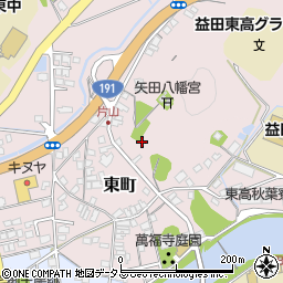 島根県益田市東町28周辺の地図