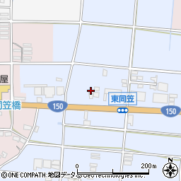 静岡県袋井市東同笠473周辺の地図
