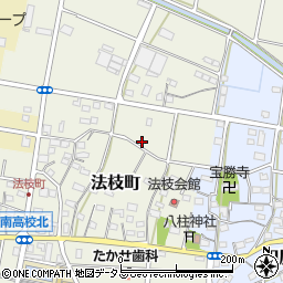 静岡県浜松市中央区法枝町445周辺の地図