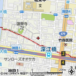 朝田薬品店周辺の地図