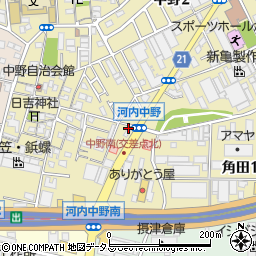 株式会社石原産業　東大阪営業所周辺の地図