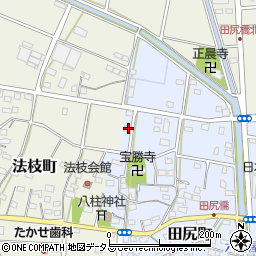 静岡県浜松市中央区田尻町241周辺の地図
