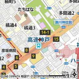 ニプロ株式会社　神戸支店周辺の地図