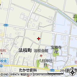 静岡県浜松市中央区法枝町448周辺の地図