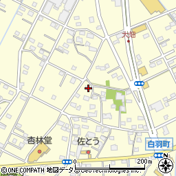 静岡県浜松市中央区白羽町720周辺の地図
