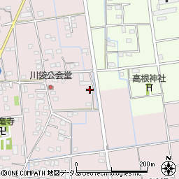 静岡県磐田市川袋415-1周辺の地図