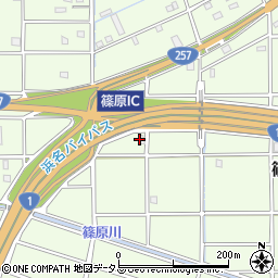 静岡県浜松市中央区篠原町20794周辺の地図