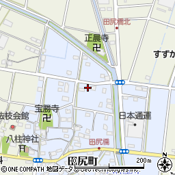 静岡県浜松市中央区田尻町255周辺の地図