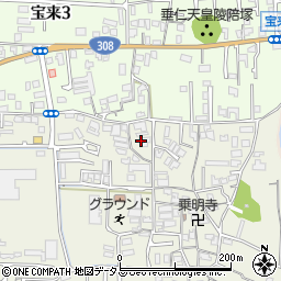 奈良県奈良市平松1丁目26周辺の地図