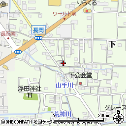 岡山県岡山市中区下無周辺の地図