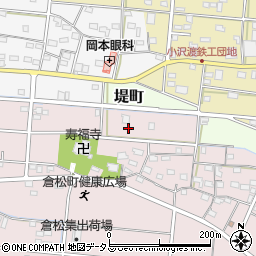静岡県浜松市中央区倉松町194周辺の地図