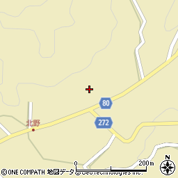 奈良県山辺郡山添村北野1598周辺の地図