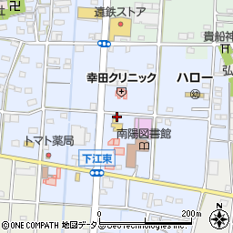 静岡県浜松市中央区下江町452周辺の地図