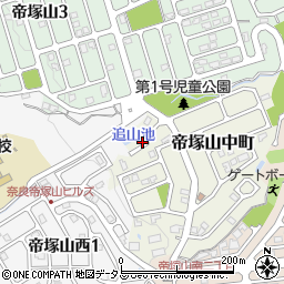奈良県奈良市帝塚山中町9周辺の地図