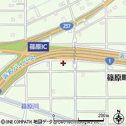 静岡県浜松市中央区篠原町20788周辺の地図
