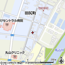 静岡県浜松市中央区田尻町54周辺の地図