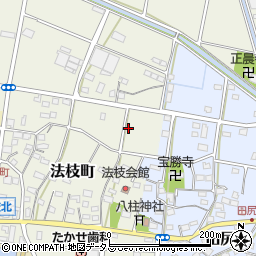 静岡県浜松市中央区法枝町411周辺の地図