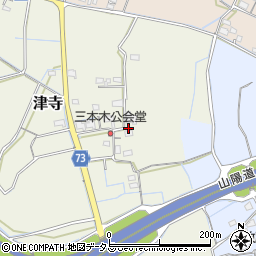 岡山県岡山市北区津寺423-2周辺の地図