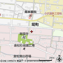 静岡県浜松市中央区倉松町191周辺の地図